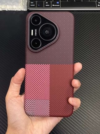 #华为Pura70pro 新款拼接编织纹磁吸#手机壳 亲肤微浮雕手感 内置N52强磁 手感与质感双双在线#华为手机壳 #3c好物推荐