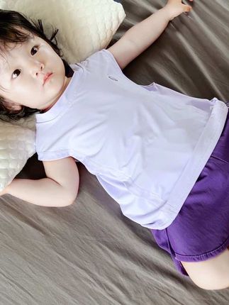 冰丝速干小套装,夏天高温天气穿起来舒服好看又凉快! #女童套装 #夏日必备 #冰凉一夏 #儿童速干运动套装 #透气舒适