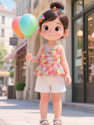 #甜美女孩 #女童套装 #夏季新款#高品质童装 #萌娃穿搭