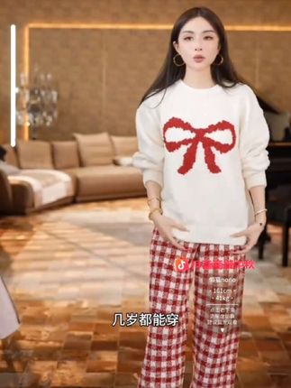 这一款家居服套装,非常好看,大人孩子都可以穿,出门超市买菜都可以穿#家居服 #舒服柔软 #保暖又好看 #洋气上档次