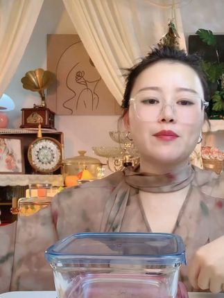【希乐扣】耐高温玻璃碗水果沙拉碗大号两件套家用透明碗保鲜盒饭盒#玻璃饭盒微波炉加热 #玻璃饭盒推荐 #玻璃保鲜盒
