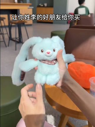 凭咱俩的关系 送我一个可爱拉耳兔子不过分叭!#玩偶 #礼物 #毛绒公仔#抽拉兔子 #兔子玩偶