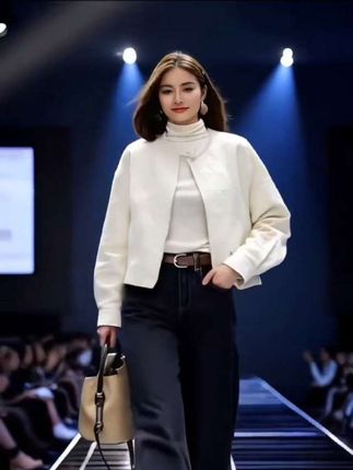 爆款小立领高级感加厚夹克短外套女装秋冬韩系超好看休闲上衣#穿搭 #户外 #街拍 #显瘦穿搭#穿出自己的风格