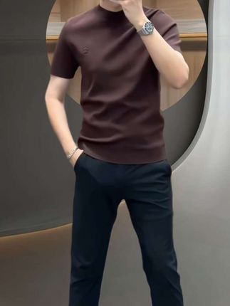 #品质男装 #针织衫 #短袖 #面料舒适 #内搭外穿都好看