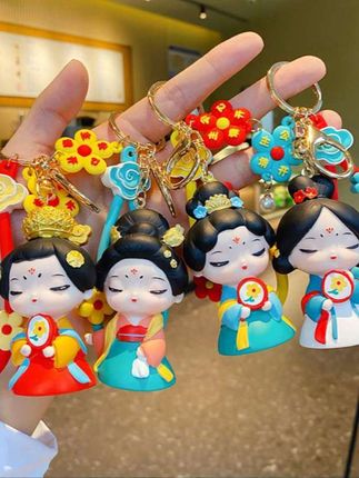 这款古风唐仕女钥匙扣挂件太可爱啦,每个细节都充满了古风韵味,色彩鲜艳又不失典雅,忍不住想集齐全套~🎁非常适合送闺蜜或者自留!#钥匙扣#可爱到爆炸 #文创伴手礼 #好物推荐🔥 #种草