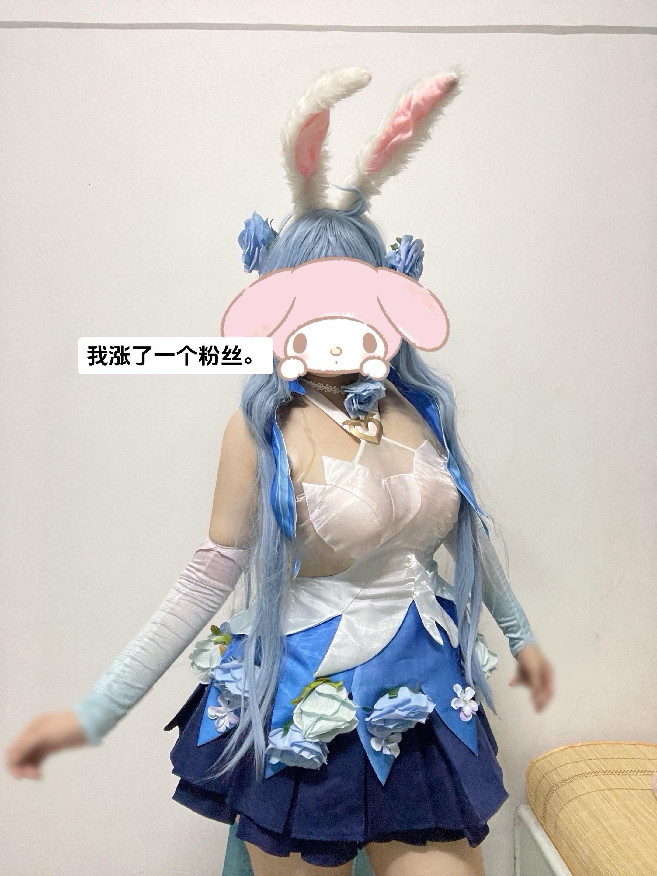 我涨了一个粉丝。#cos试衣 #试衣 #公孙离花间舞cos #王者荣耀 #公孙离