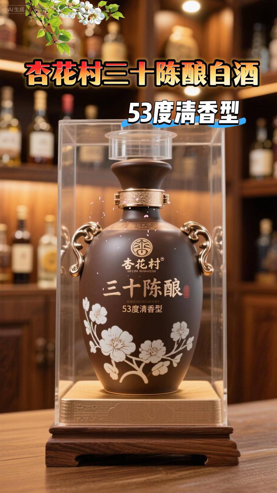 【杏花村三十年陈酿|时光典藏 礼遇臻品】以匠心敬岁月,用陈酿传真情。杏花村三十年陈酿甄选优质粮谷,遵循古法固态发酵工艺,成就53°清香型白酒典范。每一滴都凝聚着三十载窖藏精华,酒体醇厚如玉,入口绵柔生津,落喉温润如春,余韵袅袅不绝。 典藏礼盒 6瓶整箱装采用鎏金礼盒包装 烫金纹饰勾勒千年酒韵无论是商务宴请、佳节赠礼还是收藏品鉴,尽显尊荣格调 【四大核心价值】 V 国家优级纯粮标准 V 陶坛窖藏三十春秋 V 大师团队匠心勾调 V清香型白酒标杆之作 邀您共鉴时光的味道#强烈推荐 #好喝不上头#纯粮酿造 #白酒品鉴 #白酒