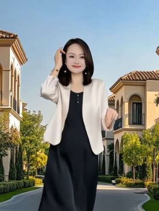 #女装穿搭 #缎面西装外套 #穿出自信穿出美丽 #誰穿谁好看