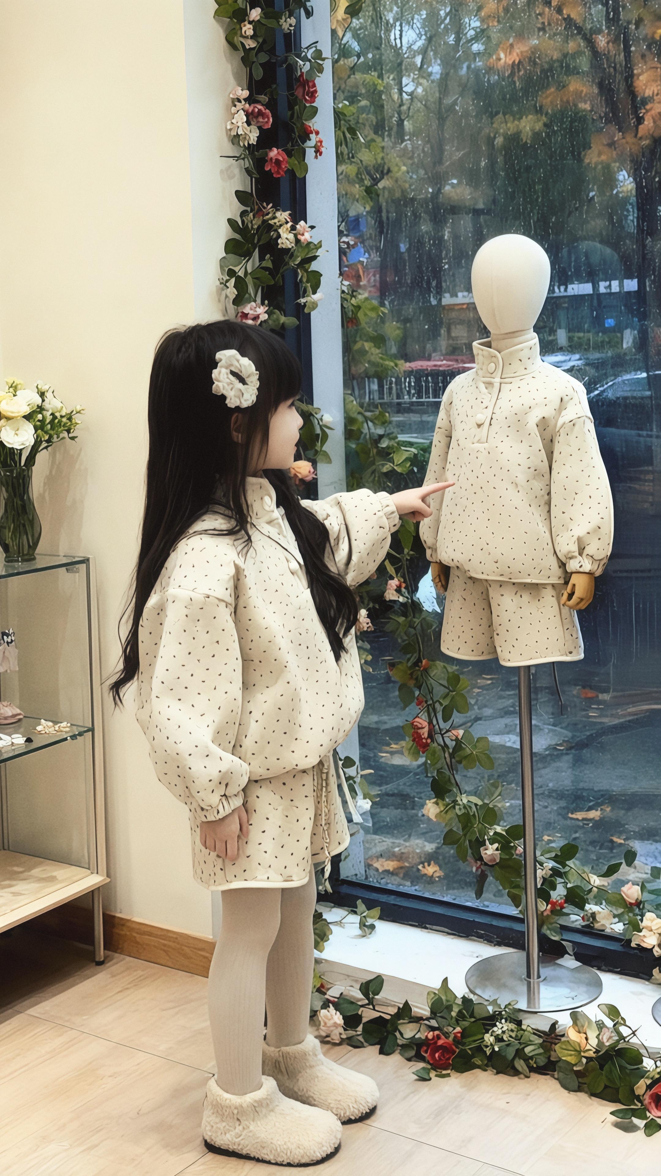 #女童可爱套装#加绒加厚#生女儿就是用来打扮的 #高品质童装#童装