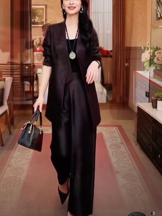 时尚女装穿搭,#高端大气上档次这也太漂亮了 西服两件套女装、