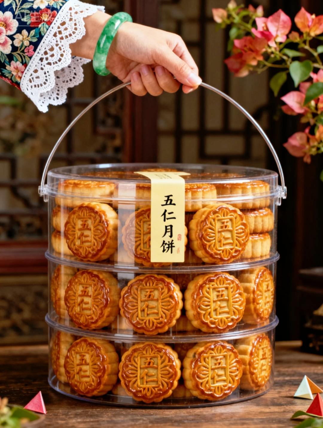 五仁月饼,是中秋舌尖上的“复古狂欢”!当瓜子、核桃、杏仁等坚果在饼皮里碰撞出咸香酥脆,那一口咬下去的层次,是老味道对味蕾的深情告白。有人说它“传统老派”,可正是这份坚守,让它在花样百出的月饼界稳居C位。礼盒里的它,金辉熠熠,每一块都刻着“五仁”的印记,像是把中秋的团圆、岁月的醇厚都包进了饼里。送长辈,是心意的传承;自己吃,是对经典的致敬。在这个追求新奇的时代,五仁月饼用扎实的用料和不变的口感,告诉你什么叫“经典永不过时”,一口入魂,吃的是回忆,品的是情怀#你的中秋团圆搭子前来报到 #月饼 #五仁月饼 #中秋 #好吃到爆