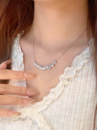 #dou上热门 紫藤花项链是独属于你的浪漫具象化 #配饰的重要性 #女友礼物 #时尚饰品 #美出高级感