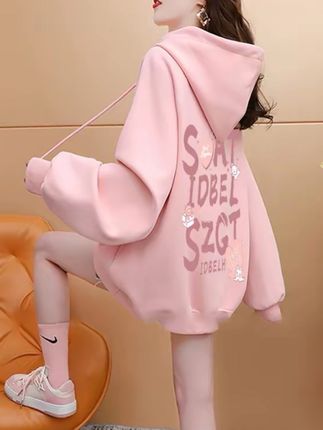 #中长款卫衣,