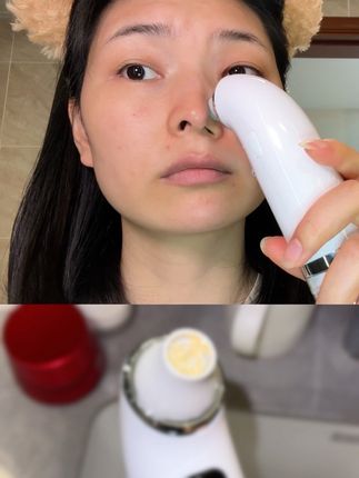 黑头白头小颗粒通通吸出来,外面的小气泡再也别想赚我一分钱!#小气泡 #黑头仪 #草莓鼻 #护肤