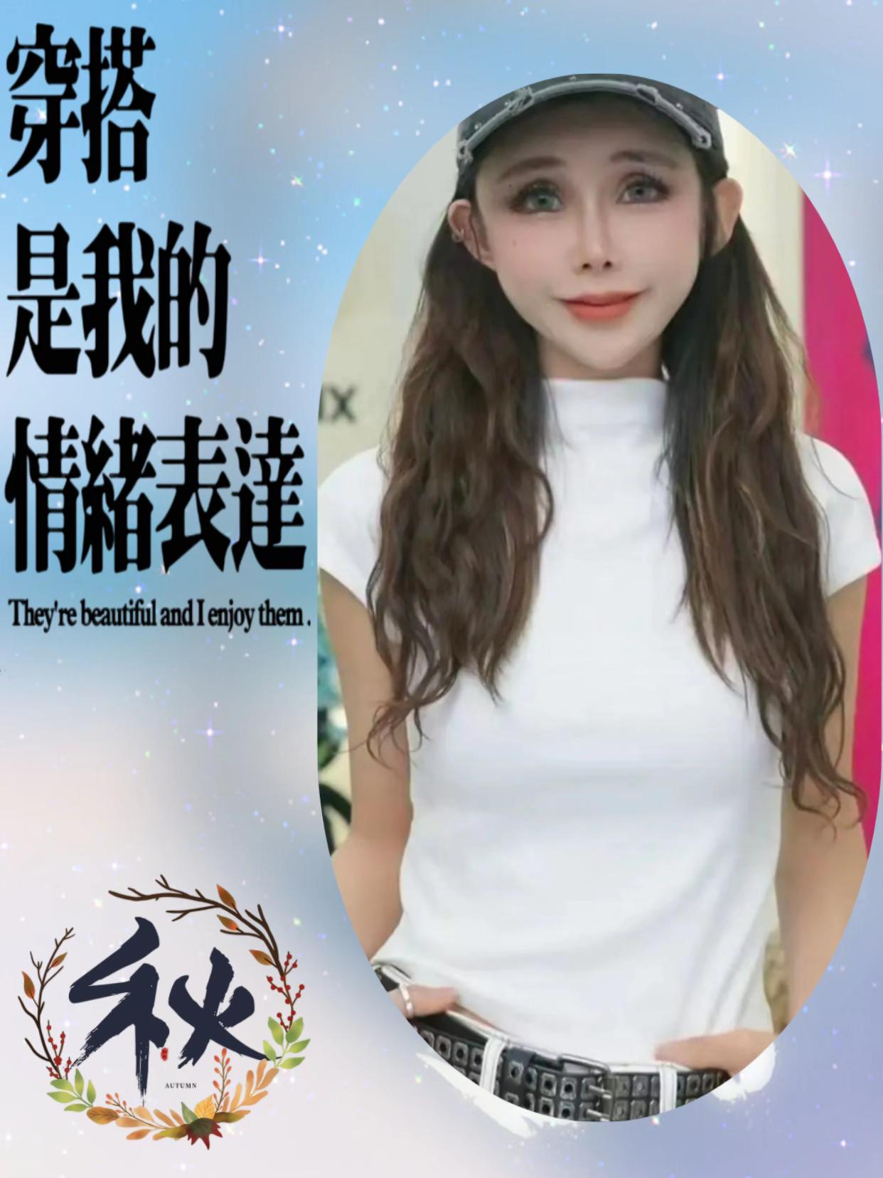 星宝定制高冷色系半高领短袖T恤四季可穿新款欧货修身显瘦上衣