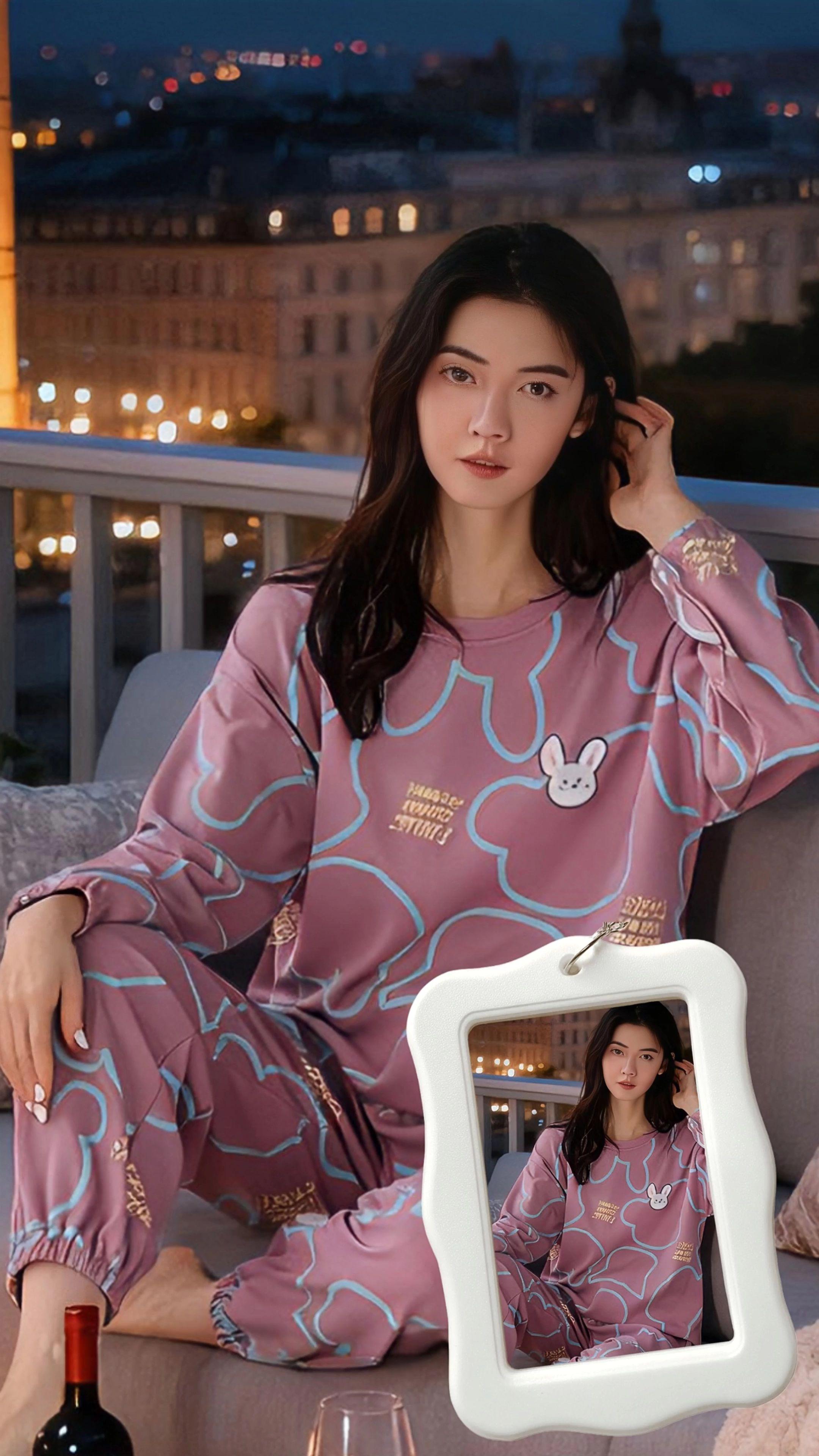 2025新款!浪莎带胸垫睡衣太懂女生。#上热门 宝子们,浪莎这套睡衣必冲!春秋长袖长裤,夏季穿也不闷,韩版可爱风超戳我~ 自带胸垫免穿文胸,防凸点超贴心,在家舒服到飞起。宽松版型藏肉显瘦,可外穿设计,下楼拿快递也美美哒。2025新款颜值在线,闭眼入不亏~@抖加🔥上热门🔥dou+🔥热点宝 @DOU+上热门