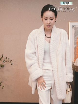 进口皮草外套#高级感穿搭