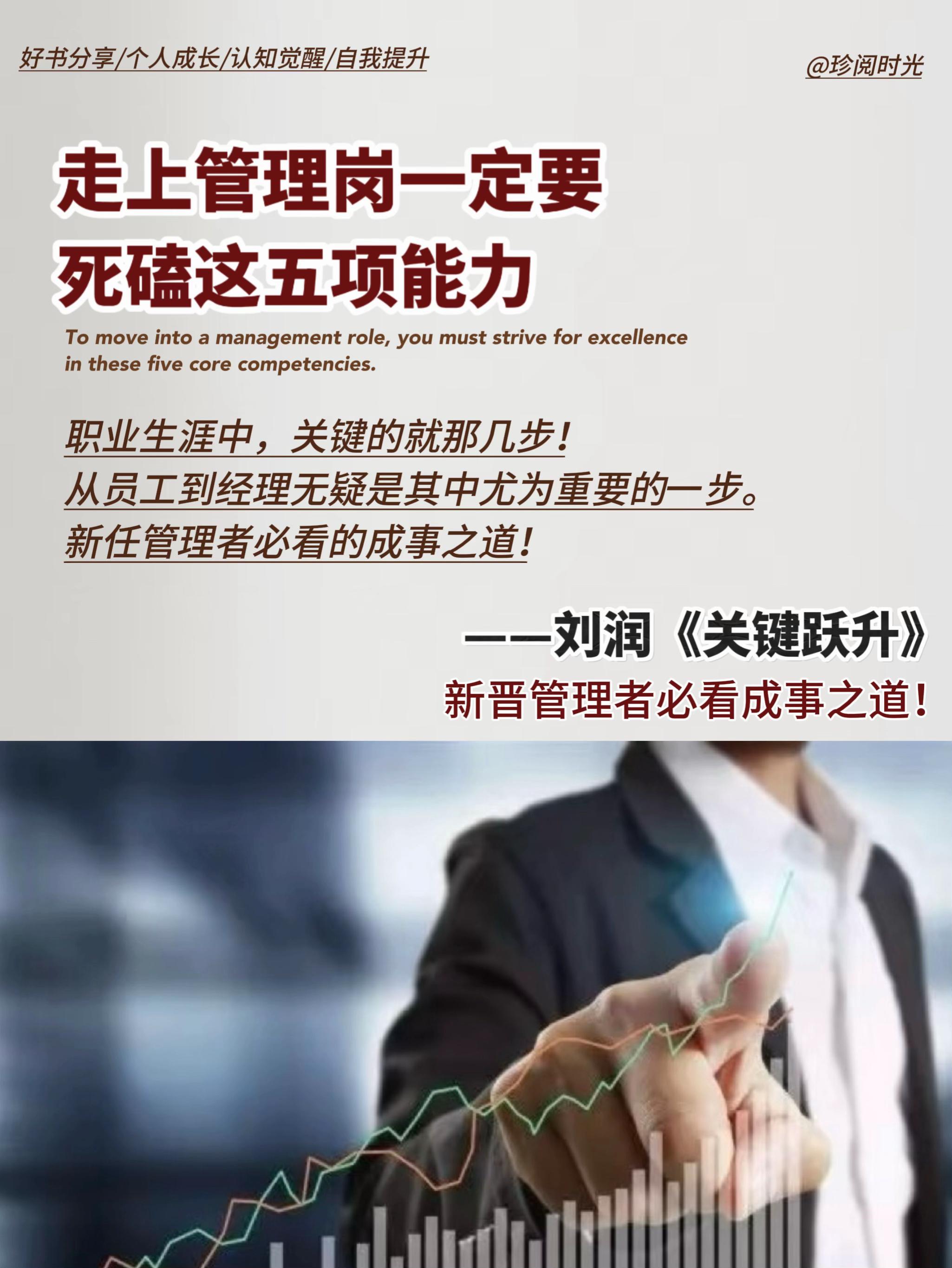 新晋管理者成事的底层逻辑!这本书可以说是为管理者或者预备管理者量身打造的行动指南!书从“心法”和“剑法”两大模块助力管理者少走弯路,从“认知层面”到“行动层面”顺利完成全面跃升。刘润老师擅用比喻,用深入浅出、通俗易懂的语言,阐述深奥的道理,读完很有一种豁然开朗之感。#商业思维 #企业管理 #职场 #提升自己 #好书分享