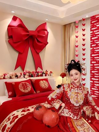 婆婆给我布置的,是我喜欢的样子#婚房布置