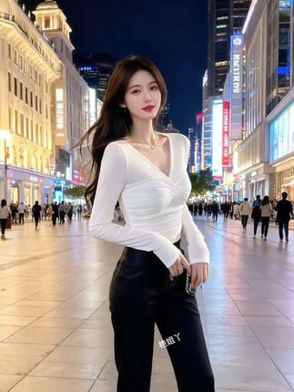 #气质穿搭 #修身显瘦 #内搭外穿都好看 #早秋穿搭三分钟出门不是梦 #秋季穿搭