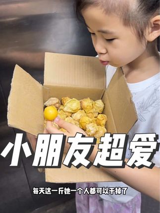 纯甜无酸,奶香奶香的,我女儿超爱吃!#姑娘果#灯笼果#应季水果 #农产品