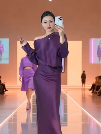 简约气质时尚衬衫半身裙套装 #时尚穿搭#气质穿搭@DOU+小助手