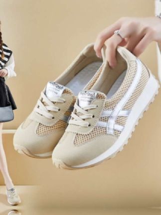 #ins韩版适合鞋#女潮2025春季新款#增高学生运动跑步休闲鞋