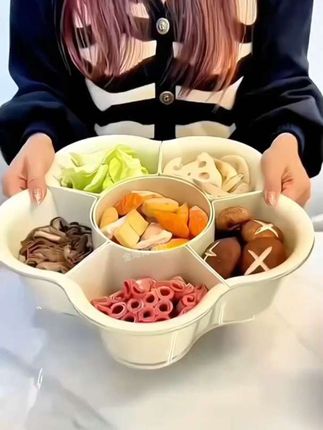 冬天喜欢在家吃火锅的,这个备菜蓝一定要入手一个,一个顶六个,桌面小的很节约空间,再不会乱七八糟的,不仅方便还实用#火锅备菜篮#在家吃火锅#配菜篮#火锅拼盘#沥水蓝