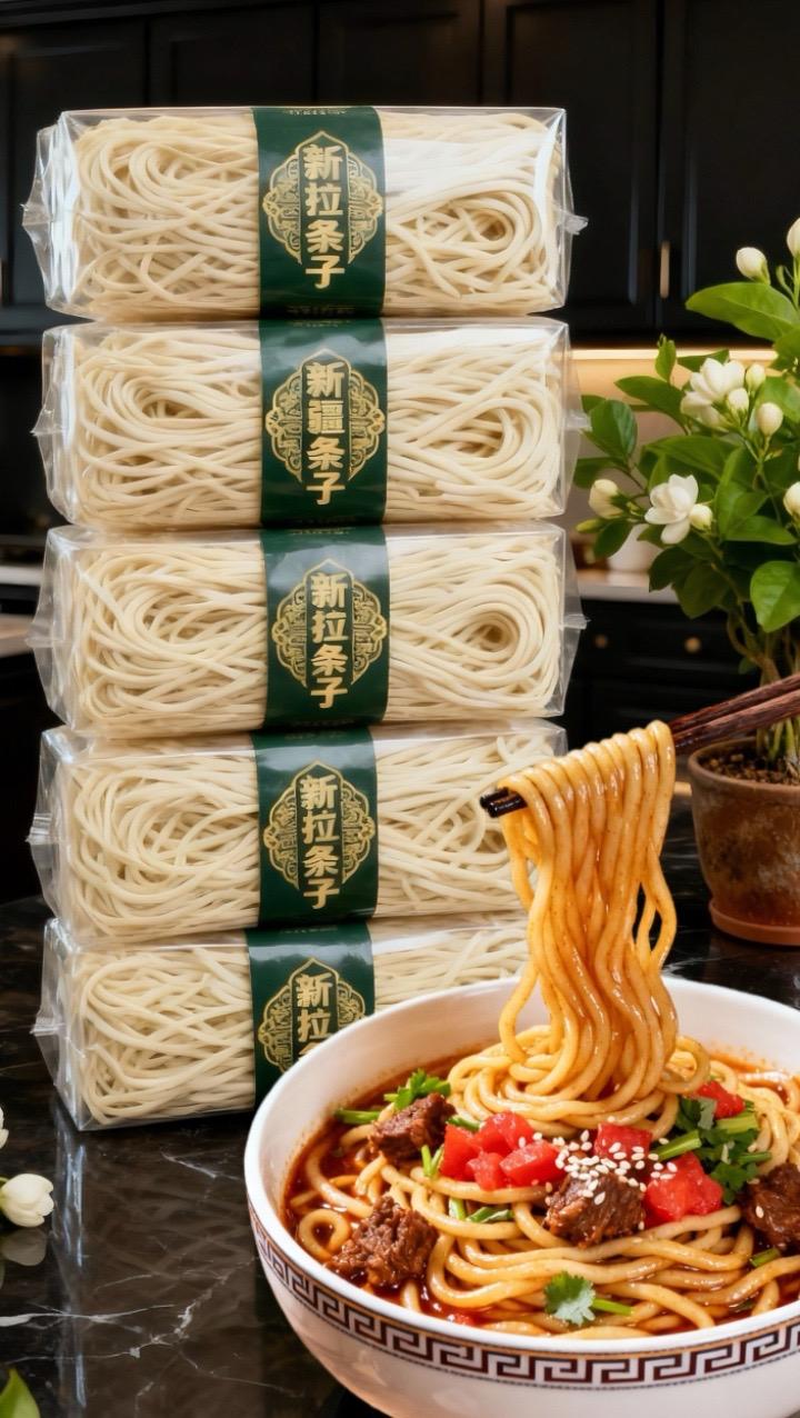 #新疆拉面#新疆拉条子做好啦#新疆拉条子 #面食 #正宗新疆拌面做法