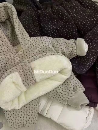 #加绒加厚 #儿童加绒加厚套装 #一件过冬 #儿童棉服 #加绒加厚棉服