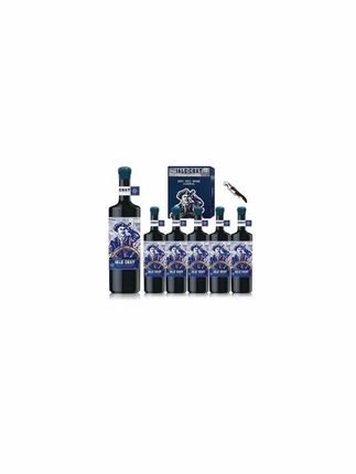 切法国进口17.5度航海家干红葡萄酒750ML .*6瓶彩箱装原装进口红酒 #好酒推荐