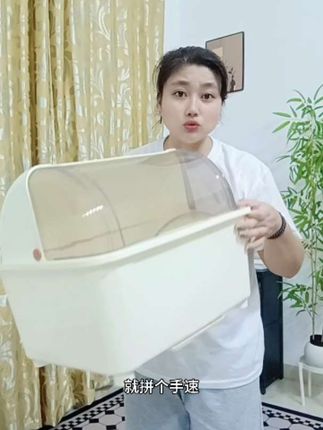 厨房就买这种防尘沥水碗筷收纳盒,干净卫生,还方便拿起也不占空间#收纳整理#收纳盒#碗筷收纳盒#家用好物#厨房好物