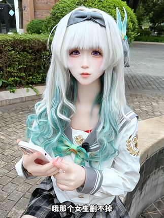 打洗不认是吧 #流萤cos#开学我又有招了 #这就是cosplay的意义