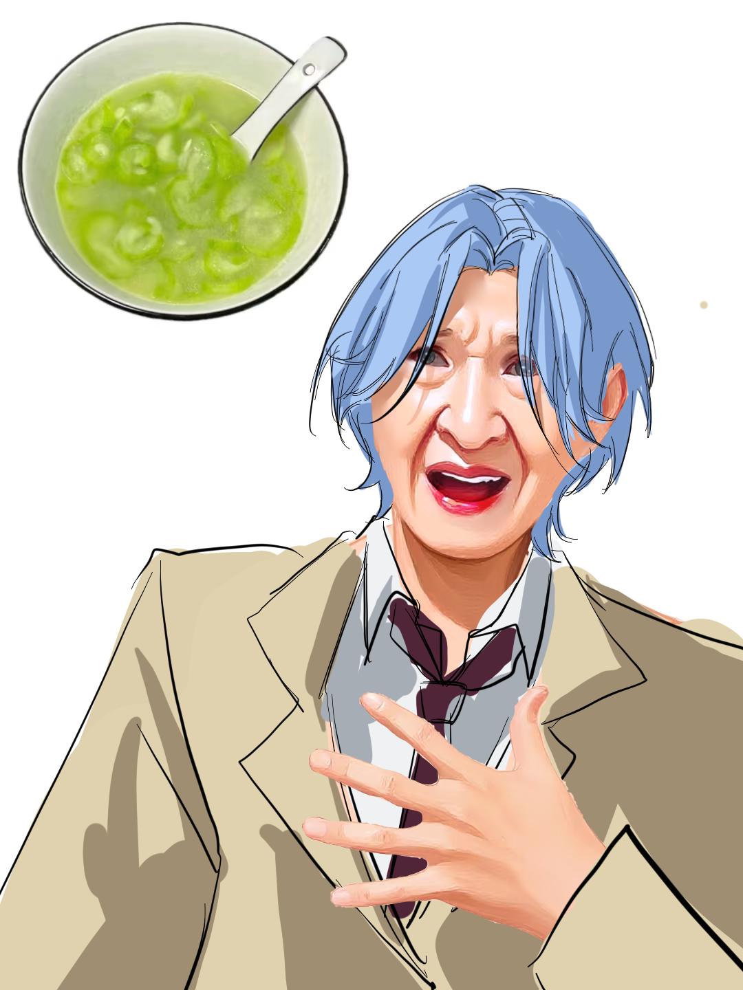 喝点丝瓜汤吧。#兰历