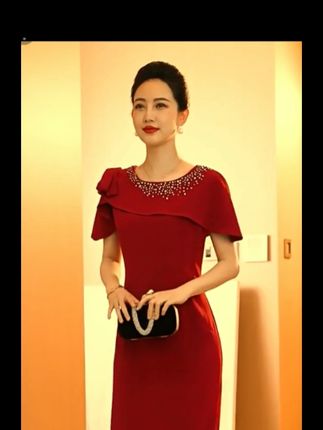 #优雅气质 #婚礼妈妈礼服 #时尚气质穿搭 #婚宴妈妈装 #晚礼服婚宴