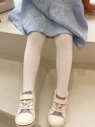 女童连裤袜春秋季薄款新品白色外穿宝宝打底裤大童儿童连脚舞蹈袜#女童连裤袜 #女童打底裤 #儿童连裤袜 #儿童舞蹈袜 #女童舞蹈袜