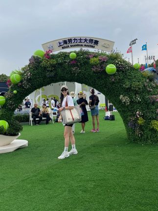 2025上海劳力士大师赛打卡照来一波😎😎😎#打球的女生#运动女孩 #上海大师赛#上海劳力士大师赛#2025大师赛