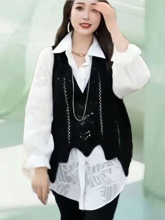 不规则两件套#时髦穿搭 #套装穿搭 #最美穿搭 #套装显瘦穿搭