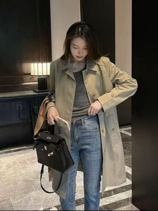 风衣外套女新款洋气大衣#今日穿搭 #穿搭女装 #只做高品质 #高级感穿搭 #每日推荐