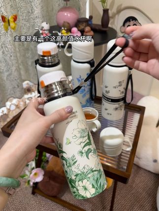喜欢喝茶的朋友一定要试试这个不锈钢保温杯容量大携带方便 #保温杯 #杯盖可喝水 #泡茶水杯 #316钢保温杯 #超便宜超划算