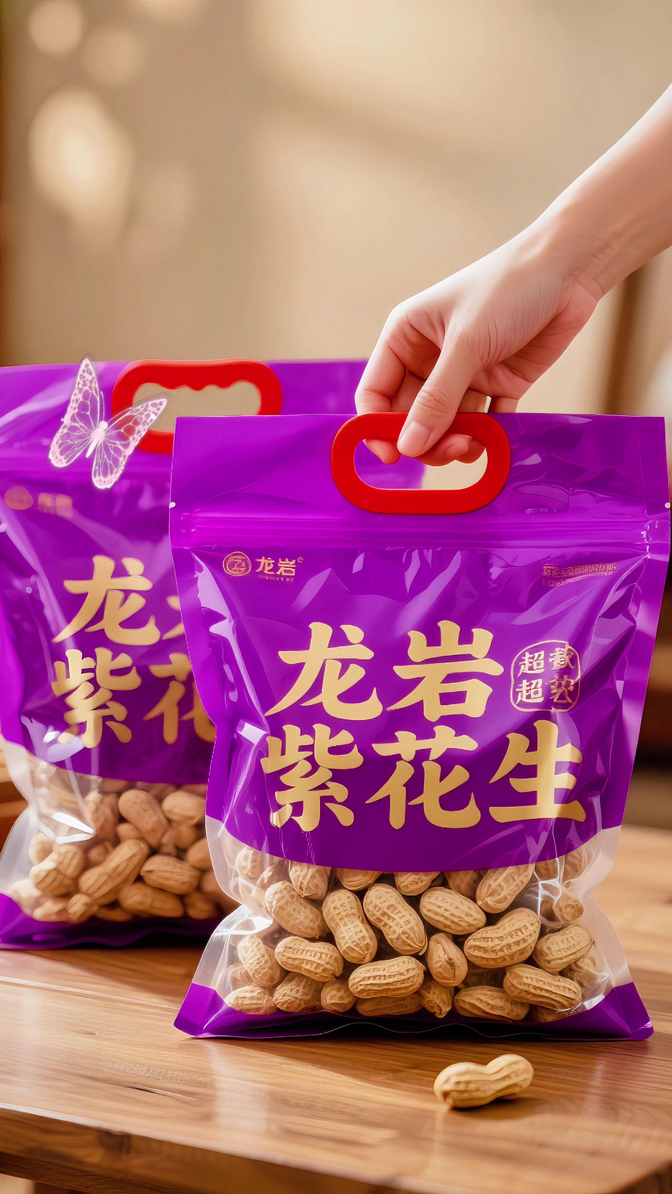净重发货,无干燥剂!快来抢这款好吃的湿烤紫衣花生!咸香酥脆,入口嘎嘎香!精选当地紫衣花生,颗颗精选,先煮后烤,锁住了花生的本味与营养。紫衣包裹,内里金黄饱满。轻咬一口,外皮干香酥脆,咸香滋味在舌尖散开,越嚼越香。无论是当闲时小零食、还是唠嗑、配茶、佐酒,一口一个,根本停不下来!晚上小酌一杯来一盘很过瘾哟!#龙岩湿烤花生 #紫衣花生 #花生 #超便宜超划算 #妈呀太香了 @DOU+上热门 @DOU+小助手