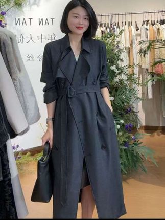 TANTAN 百搭显瘦气质早秋款风衣2731
