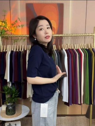 #面料舒适透气 #谁穿谁好看 #显瘦穿搭 #洋气减龄