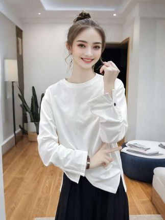 #百搭上衣 #休闲穿搭 #打底衫 #春秋穿搭 #日常搭配