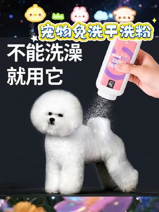 #宠物免洗干洗粉 养宠家庭应急清洁刚需!这款宠物免洗干洗粉 + 泡沫组合太贴心啦~幼犬、猫咪怕水洗?外出没法洗澡?用它干洗超方便!细腻粉末 + 绵密泡沫深入毛发,快速吸污除臭,成分温和不刺激皮肤~洗完毛发蓬松还留香,不用水洗也能让毛孩子清爽香喷喷? #宠物清洁 #狗狗用品 #猫咪好物 #养宠必备