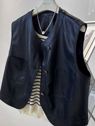 #机车服马甲 #马甲 #皮马