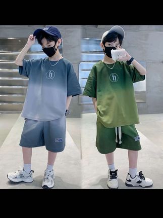 【高品质】儿童装男童夏装套装2025新款中大童男孩衣服薄款夏季套装