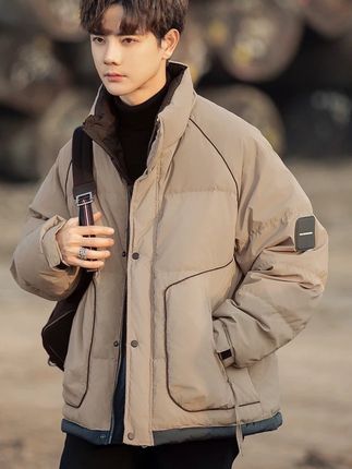 白鸭绒羽绒服 #穿搭 #羽绒服 #高级感穿搭 #外套 #男生穿搭