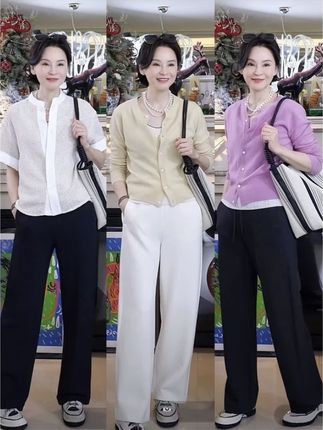 #品质女装 #百搭裤子 #显高显瘦显腿长 #遮肉显瘦 #三妈的穿搭
