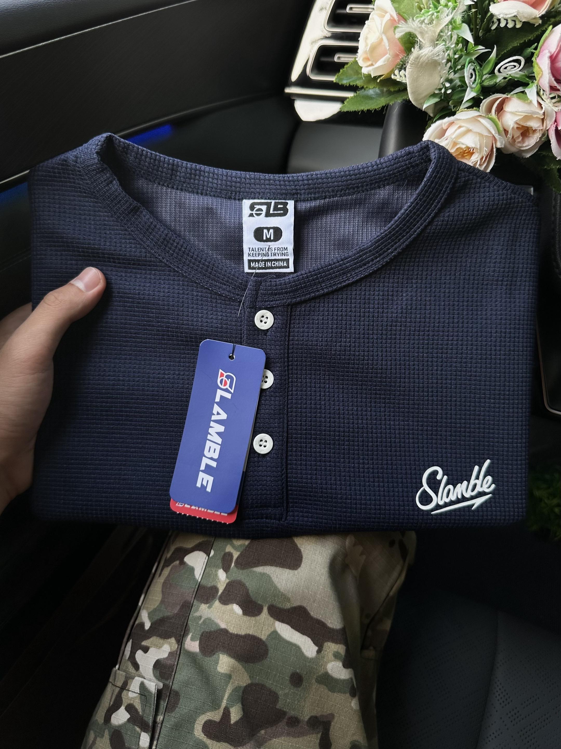 在抖音到的入秋第一件满意的华夫格亨利长袖 #今天穿什么 #男生穿搭 #ootd穿搭 #强烈推荐 #长袖t恤